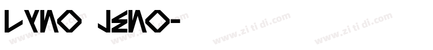 lyno jeno字体转换